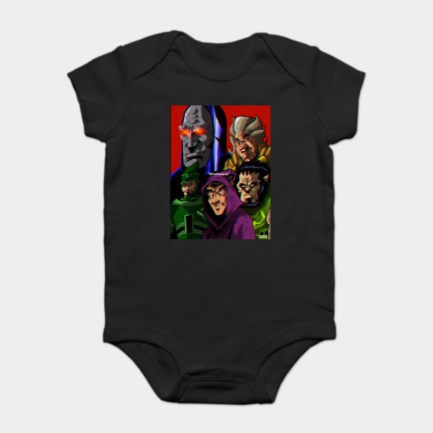 DC Comics "New Gods pt.1" illustration (digital) Baby Bodysuit by StagArtStudios